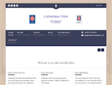 Tablet Screenshot of cathedral-viewbandb.co.uk